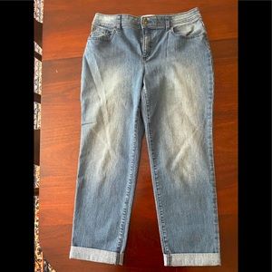 Chico’s Size 1 Cropped Jeans
